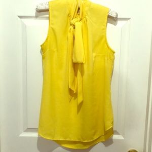 Medium Canary Yellow Bow Top New York & Company